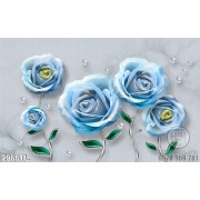 Tranh hoa hồng 3d ngọc trai đẹp