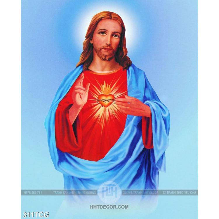 Tranh công giáo, trái tim Chúa Giê-su