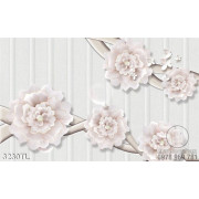 Tranh 3D hoa hồng trang trí treo tường đẹp