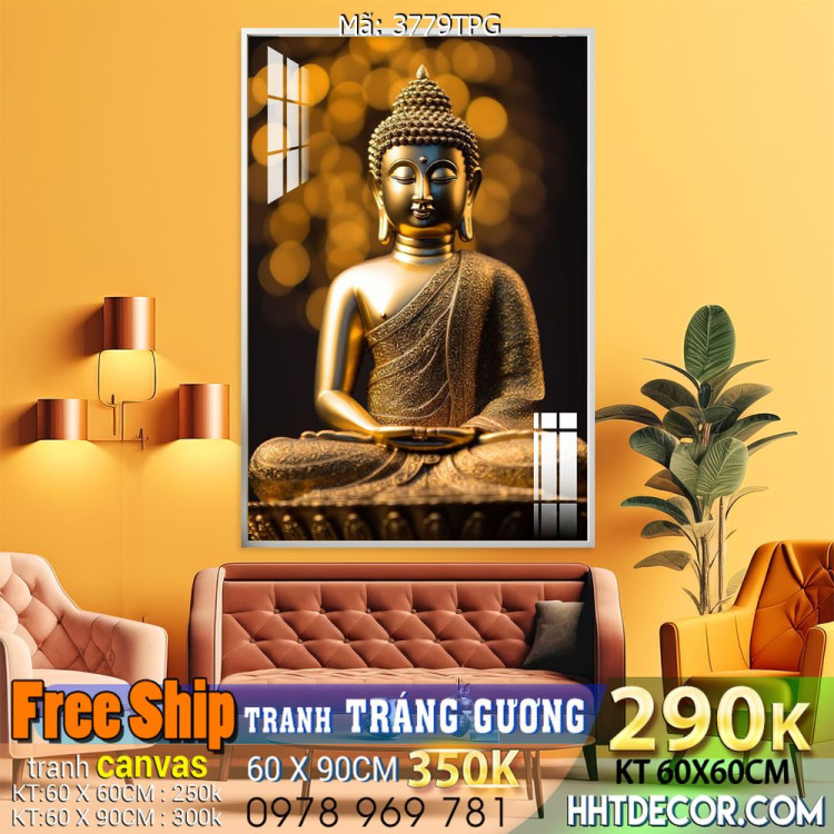 File tranh Phật giáo decor trang trí tường nhà phòng thờ