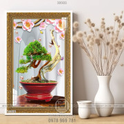  Chậu bonsai 3d lụa đẹp năm mới
