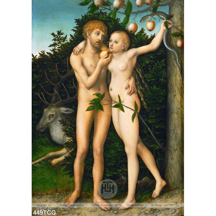 Tranh công giáo, Adam và Eva