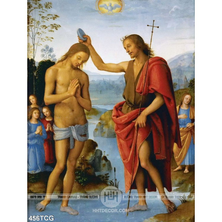 Tranh công giáo, Chúa Giê su chịu phép rửa