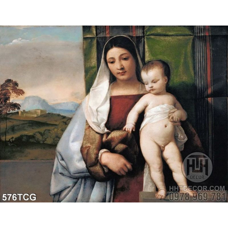 Tranh công giáo, Mẹ Maria và chúa Giê su