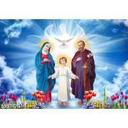Tranh Mẹ maria và thánh Giu se