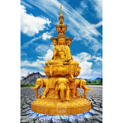 Tranh Phật Bản Mệnh Phổ Hiền Bồ Tát
