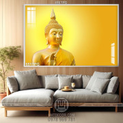 Tranh tượng Phật Tổ bằng vàng