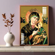 Tranh công giáo Mẹ Maria in uv đẹp