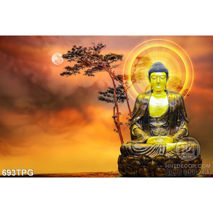 Tranh Tượng Phật 3D độc đáo