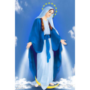 Tranh Mẹ Maria in gạch file psd