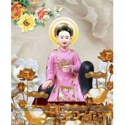 Tranh thờ 3d Chúa Sơn Trang và hoa sen đẹp nhất 