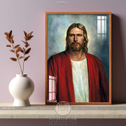 Tranh Chúa Giê su khổ dọc in tranh canvas wall