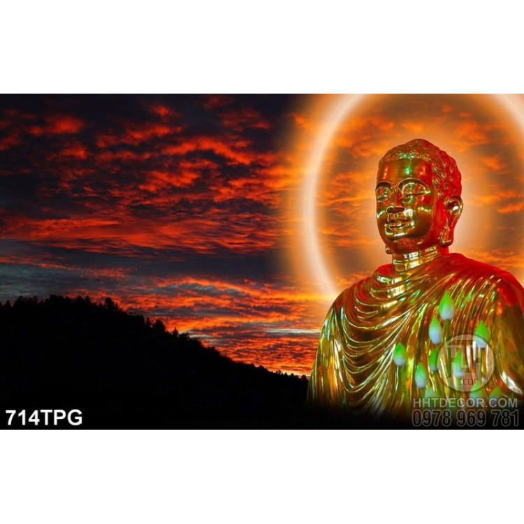 Tranh Phật Giáo trang trí độc đáo