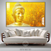 Tranh Đức Phật trên nền vàng
