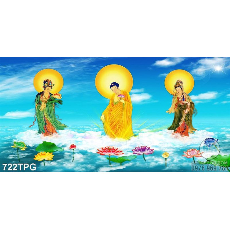 Tranh tượng Phật treo tường nghệ thuật
