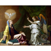 Tranh công giáo Mẹ Maria được thiên thần báo mộng