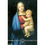 Tranh công giáo Mẹ Maria vả Chúa hài nhi bé nhỏ