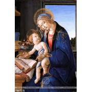 Tranh canvas Mẹ Maria yêu thương Chúa hài nhi psd