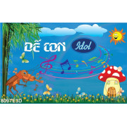 Tranh tường dế con idol 