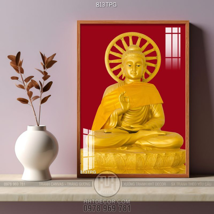 Tranh tượng Phật in lịch treo tường độc đáo