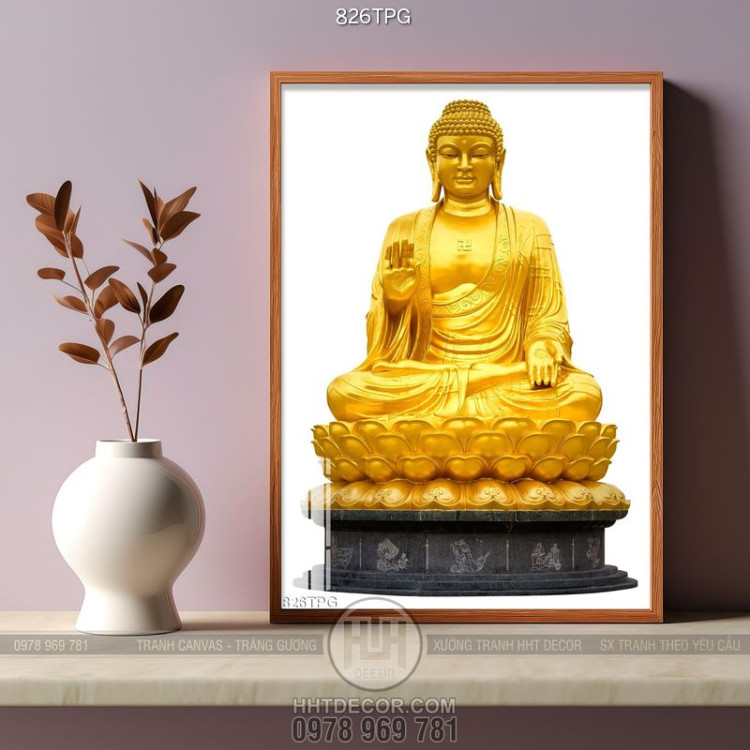 Tranh tượng Phật Tổ 3D
