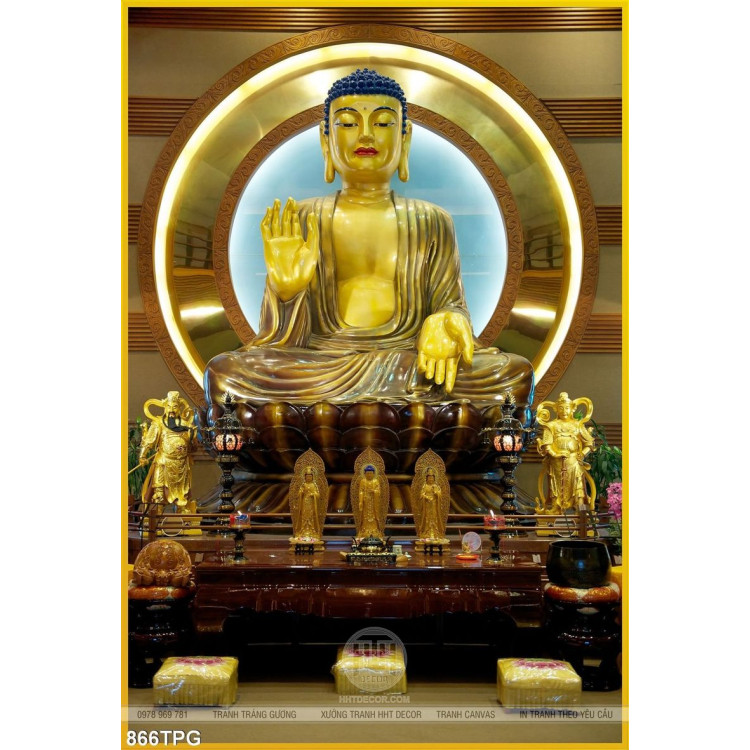 Tranh Phật dán tường cổ điển