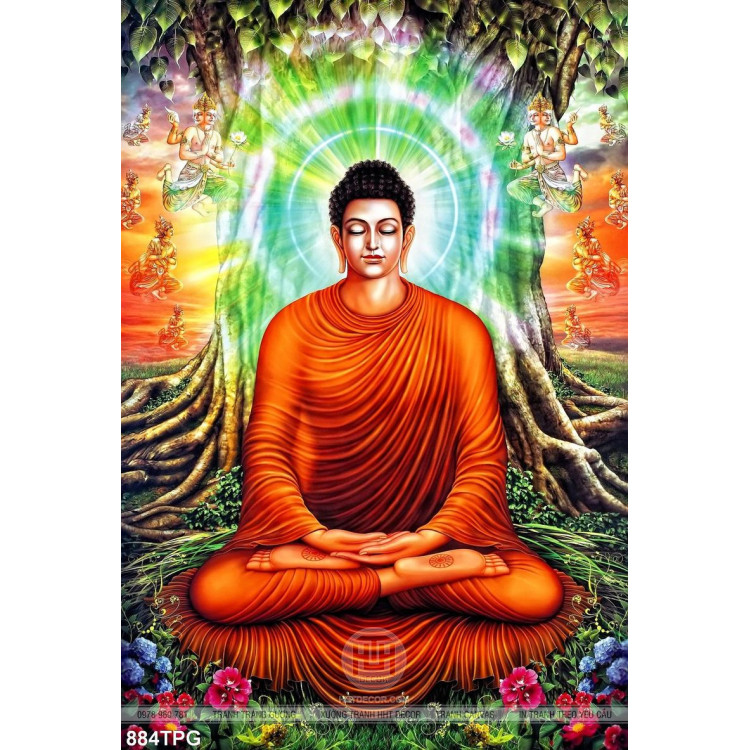 Tranh Đức Phật Thích Ca Mâu Ni đẹp nhất