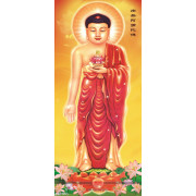 Tranh tượng Phật A Di Đà  psd