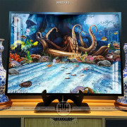 Tranh game 3D bạch tuột dưới đại dương chất lượng cao