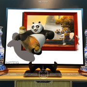 Tranh tường 3D Kung fu panda chất lượng cao