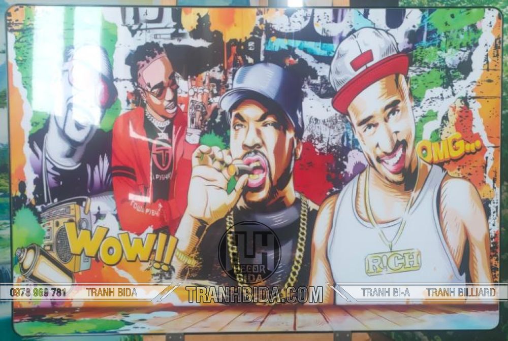 Tranh treo tường Phòng BIDA HipHop